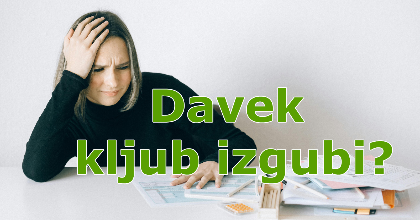 davek kljub izgubi